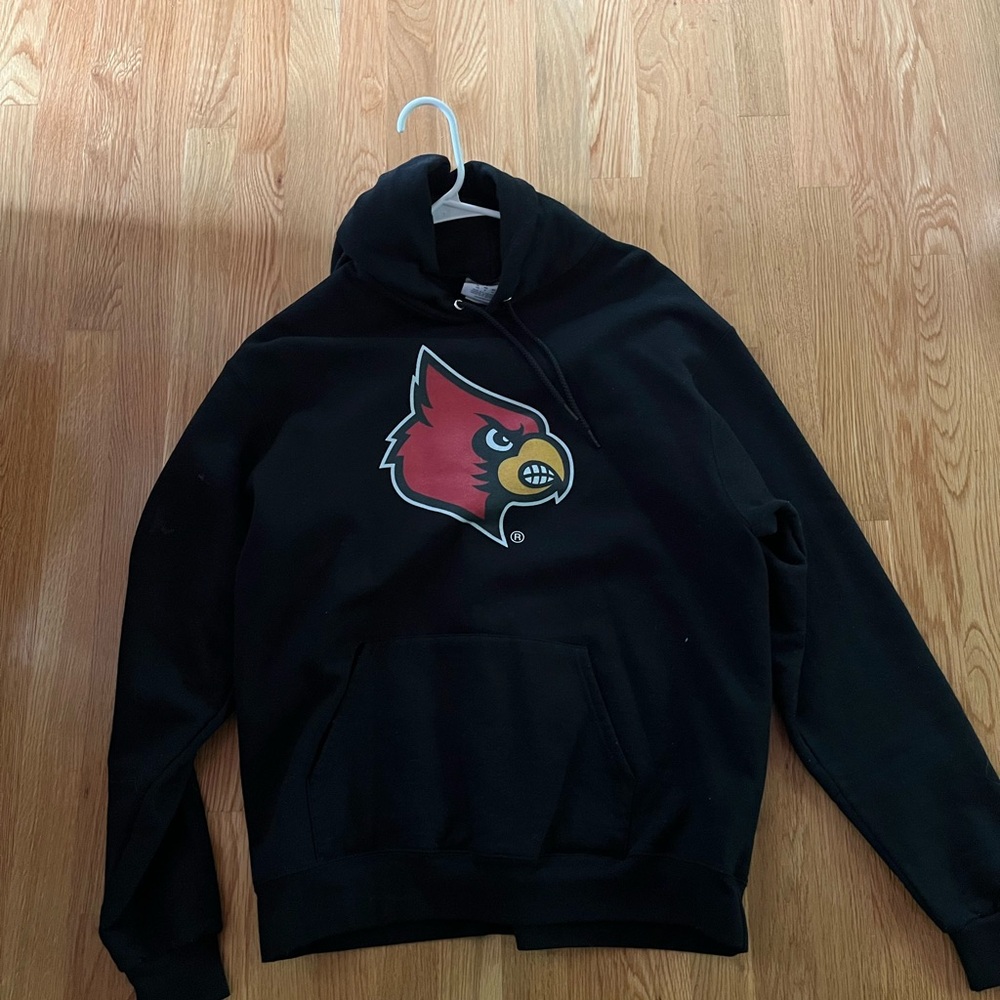 Louisville Champion Black Hoodie